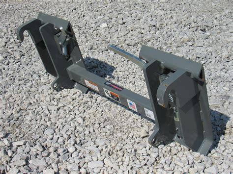 skid steer quick attach for sub compact tractor|universal skid quick attach kit.